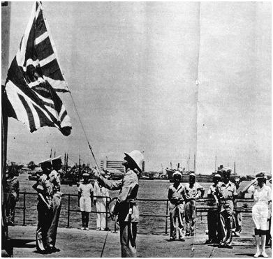 Départ des Britanniques. 15 mai 1948