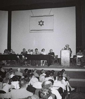 Discours tenu par Ben Gourion pendant la session de l'asefat hanivharim tenue le 20051947 à Jerusalem -pinn hans